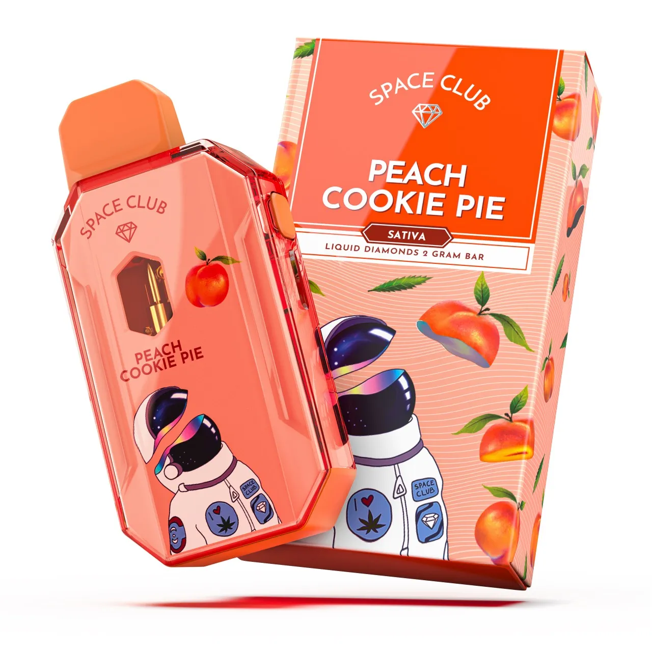 Space Club Peach Cookie Pie